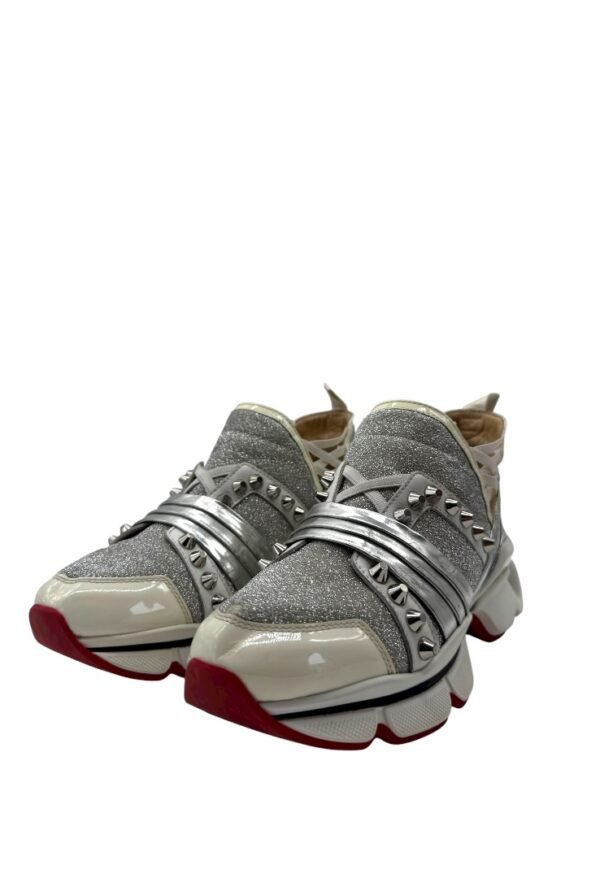 LOUBOUTIN- RUN  STUD SNEAKERS - Image 12